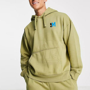 Ensemble de sweat-shirts en molleton français de haute qualité pour hommes, tissu doux au toucher, ensemble de vêtements de sport décontractés et tendance pour hommes - Product Image 3