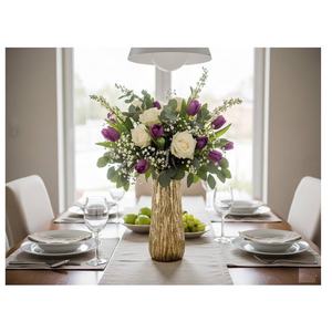 Jarrón de Aluminio Hecho a Mano de Alta Calidad, Moderno, para Mesa o Suelo, Decoración para Sala de Estar, Comedor, Centro de Mesa - Product Image 6