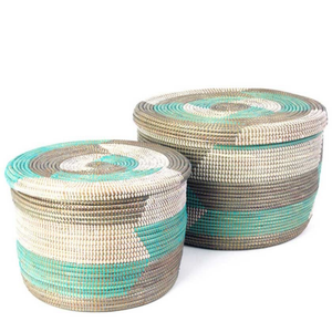 Seagrass Handwoven Household <b>Storage</b> <b>Basket</b> with Customizable Color & Size From Direct Manufacturer In Vietnam - Product Image 2