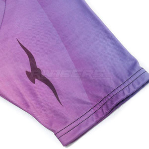 Maillots de cyclisme personnalisés à manches courtes, tissu respirant anti-transpiration, design imprimé silhouette d'alpiniste, vêtements de cyclisme unisexes - Product Image 4