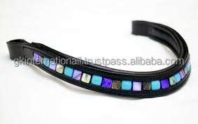 ผ้าคาดคิ้วเพชรหนังม้าราคาถูก ผ้าคาดคิ้วโค้งสําหรับม้าในราคาผลิต ผ้าคาดคิ้วรัดเกลียวคุณภาพสูง - Product Image 3