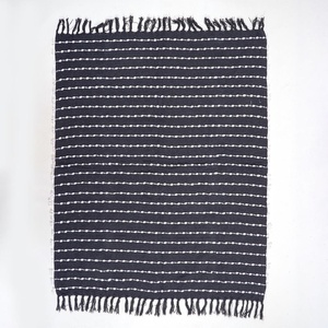 Collection de luxe indienne, jeté en coton tissé à la main, couverture douce pour canapé et décoration de salon - Product Image 4