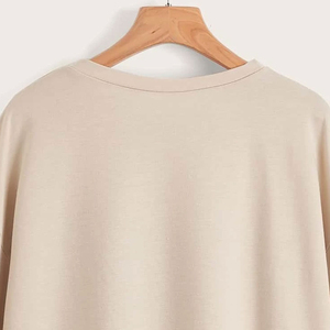 Vêtements de fitness pour femmes les plus vendus, sweat-shirt en molleton à col rond, pull en coton, sweat-shirt oversize, service OEM - Product Image 5