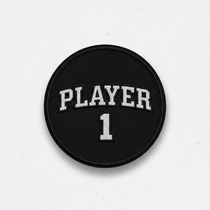 Parche bordado personalizado de dados D20 morados, termoadhesivo, insignias tejidas para juegos de mesa, ropa y mochilas, al por mayor - Product Image 2