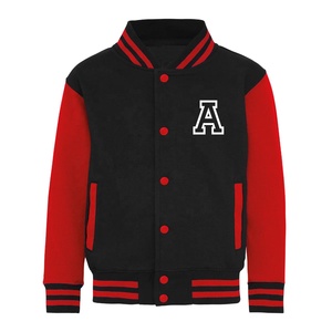 Vente en gros 2024 de vestes personnalisées avec logo de créateur veste de baseball décontractée veste universitaire en coton polyester pour homme - Product Image 3