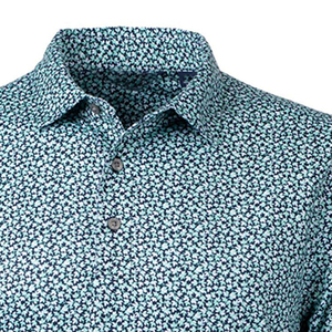 Chemises pour hommes respirantes et confortables, design personnalisé, tissu tricoté 180g, manches courtes, style décontracté, broderie, service OEM - Product Image 3