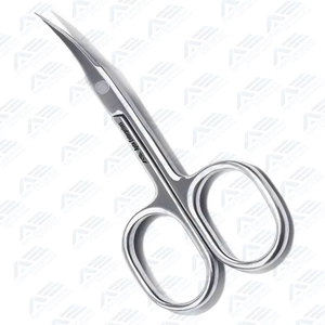 Ciseaux à ongles et à cuticules en acier inoxydable à pointe incurvée super tranchante de 3,5 pouces pour une coupe précise des ongles des doigts et des orteils - Product Image 4