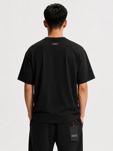 T-shirt de sport pour homme grande taille, coupe épaules tombantes, épais, séchage rapide, respirant et élastique, idéal pour la course à pied - Product Image 2