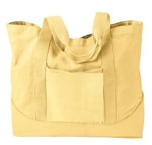 Tod Bags for Daily Use Natural Blank Custom logo <b>Printed</b> Eco-friendly Cotton Canvas Tote Bags in Stock - Product Image 2