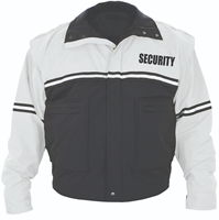 Veste de sécurité réfléchissante, uniforme de travail, manteau d'hiver coupe-vent et imperméable, veste de patrouille de sécurité bleu noir