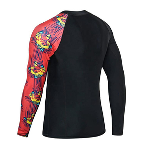 Men's Compression Rash Guard Long Sleeve UV Protection <b>Athletic</b> Performance Shirt for Gym, Surfing, MMA & BJJ Rash Guard - Product Image 2
