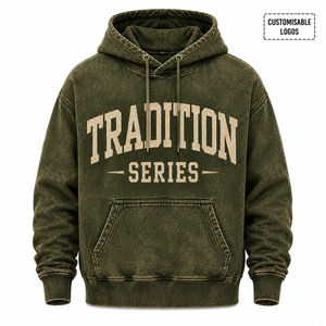 Sudaderas con Capucha Personalizadas para Hombre, Estilo Vintage, Lavado Ácido, Efecto Desgastado, 100% Algodón, Felpa, Calidad Premium 2026 - Product Image 4