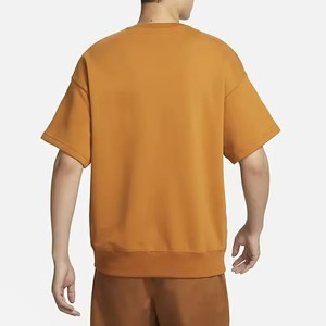 Camiseta Extra Grande de Punto 100% Algodón para Hombre, Bordado Frontal Personalizado, Impresión por Transferencia de Calor, Fabricante OEM ODM - Product Image 5