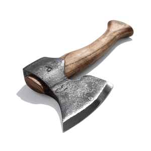Hacha Pequeña de Acero Vikingo de Alto Carbono Hecha a Mano de Primera Calidad, Precio al por Mayor, Hacha de Mano Pequeña para Acampar al Aire Libre - Product Image 4