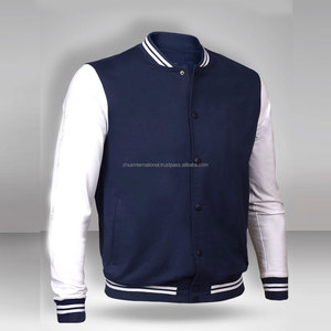 Blouson aviateur surdimensionné en polaire de haute qualité pour hommes, style universitaire avec plusieurs poches OEM disponible - Product Image 5
