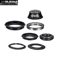 DABOMB MTB Aluminium CNC-Machined 4-in-1 Headset Sepeda Gunung Terintegrasi Internal 1.5" Desain Bantalan Luar Terintegrasi Tapered
