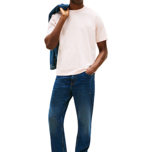 เสื้อยืดแฟชั่นผู้ชายทำจากวัสดุระบายอากาศเนื้อนุ่มใส่สบายเหมาะสำหรับใส่ไปยิมแบบลำลองและสไตล์สตรีท - Product Image 3