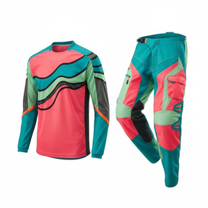 Ensemble de tenue de motocross MX personnalisé en gros 2026 – Maillot et pantalon de course respirants imprimés par sublimation pour moto tout-terrain – Uniforme OEM - Product Image 3