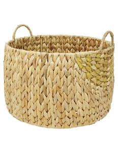 Panier de rangement en jacinthe d'eau, ensemble de bacs tissés, panier rustique moderne pour la cuisine, la buanderie et la décoration intérieure - Product Image 1