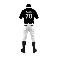 Uniforme de baseball personnalisé avec logo, respirant, en polyester, design sublimé de haute qualité, dernier design, nouveau style
