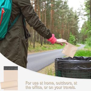 Sacs de jetage pour serviettes hygiéniques, sacs de jetage pour hygiène féminine (tampons et serviettes), bloquent les odeurs, fermetures auto-adhésives - Product Image 4