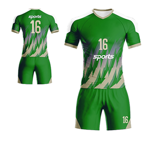 ชุดเล่นฟุตบอลระบายอากาศได้ดีชุดนักฟุตบอลสำหรับเล่นฟุตบอลดีไซน์คอวี - Product Image 1