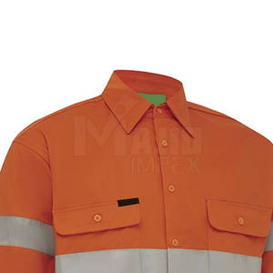 Chemise de travail décontractée pour homme, manches longues, boutonnée, durable, pour le bureau, chemise de travail professionnelle pour homme - Product Image 4