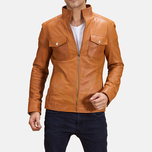 Nouvelle Veste en Cuir Légère Coupe-Vent pour Homme – Style Tendance et Personnalisable - Product Image 1