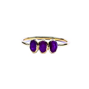 Wedding Wear Bague femme rubis en argent sterling 925 plaqué or - Product Image 1