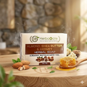 Premium Almond Shea Butter and Honey <b>Soap</b> for Smooth Healthy Skin and Gentle Cleansing Care Daily Naturally - Product Image 4