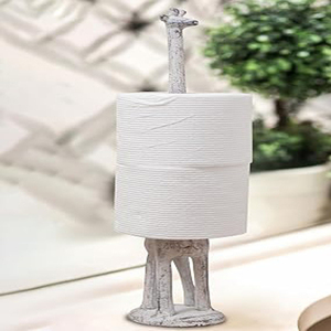 Soporte de Papel Higiénico y Toallas de Papel de Hierro Fundido con Acabado en Latón Antiguo y Portarrollos de Papel Higiénico de Hierro Fundido - Product Image 5