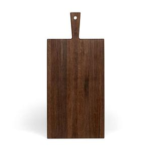 Tabla de cortar carne grande con mango, tabla de madera para cortar y servir, apta para uso en camping, segura para contacto con alimentos. - Product Image 2