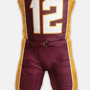 Nuevo Uniforme de Fútbol Americano Personalizado de Alta Calidad y Transpirable, Manga Corta, 100% Poliéster, Ropa Deportiva - Product Image 5