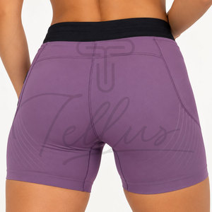 Shorts de Compresión de Yoga de Alta Calidad para Mujer con Detalle de Botones - Shorts Deportivos para Gimnasio, Entrenamiento y Running con Efecto Levanta Glúteos - Product Image 3