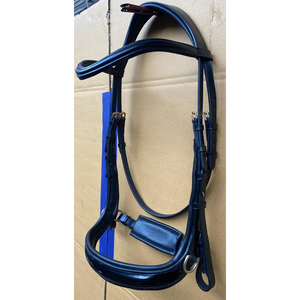 Premium Quality NIDA Brand Softy Leather Padding Horse Bridle Anatomic Jumping Equipment Solid S.S Buckle Model NIDA-JB25 for - Product Image 1