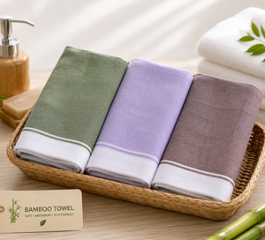 Serviette en bambou premium, ultra douce, séchage rapide, respectueuse de la peau, légère - Product Image 3