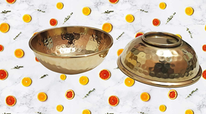 Cuenco de Latón Martillado, Cuenco Decorativo de Metal para Servir, Frutero para el Hogar, Cocina, Mesa de Comedor, Restaurante, Hotel, Regalo para Bodas y Fiestas - Product Image 2