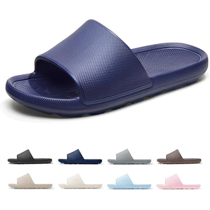 Wholesale Eco-friendly EVA Durable <b>Slide</b> Sandals Men Women | Lightweight Anti-Slip Bathroom Slippers | Comfortable <b>Indoor</b> - Product Image 1