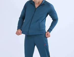 Survêtement d'hiver pour hommes athlétiques avec tissu respirant 100% coton pour les entraînements à la salle de sport et la remise en forme quotidienne - Product Image 4