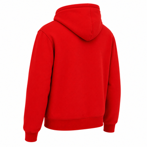 Custom Men Zip Hoodie Full Zipper Metal Closure Fleece Hooded Sweatshirt Split Kangaroo Pocket Solid Color Blank Men Zip Hoodie - Product Image 6