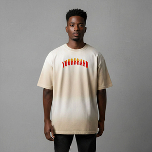 Camisetas de Moda de Alta Calidad, 210 g/m², Poliéster/Algodón, Jersey Sólido, Ecológicas, Transpirables, Estilo Hip Hop, Personalizadas para Hombre, 2026 - Product Image 4