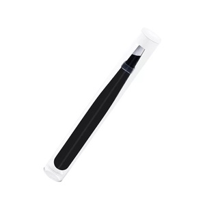 Latest Best Quality Slanted Tip Black Stainless Steel Eyebrow & Eyelash <b>Extension</b> Tweezers - Product Image 1