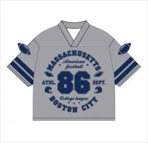 เสื้อเจอร์ซีย์สไตล์ฮิปฮอปทรงโอเวอร์ไซส์แบบบ็อกซี่ สไตล์อเมริกันวินเทจ ผลิตจากผ้าโพลีเอสเตอร์ตาข่าย พิมพ์ลายแบบซับลิเมชั่น ผลิตในประเทศปากีสถาน - Product Image 1