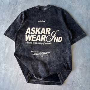 T-shirts personnalisés imprimés, T-shirts oversize, coton biologique durable, style streetwear, vêtements effet délavé, T-shirt court - Product Image 2