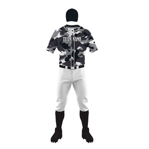 ชุดเบสบอลแบบใหม่ คุณภาพสูง ระบายอากาศได้ดี ผลิตด้วยเทคนิค Sublimation ผ้าโพลีเอสเตอร์ 100% รับทำโลโก้และดีไซน์ตามสั่ง บริการ OEM - Product Image 1