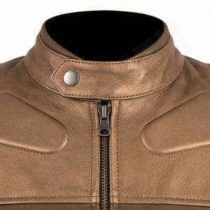 Nouvelles vestes de moto en cuir de vachette avec panneaux extensibles quadridirectionnels, protections homologuées, vêtements de moto de couleur personnalisée - Product Image 4