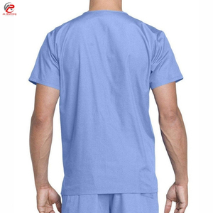 Premium Quality Anti-Wrinkle Twill Fabric Quick Dry Breathable Unisex Hospital <b>Scrub</b> <b>Sets</b> with Custom Logo & Design - Product Image 3