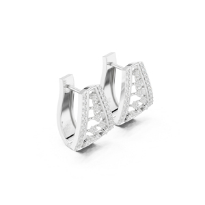 14K Rose Gold Round Lab-Grown Diamond Drop Earrings for Women Wedding Wear Earring New Grown Diamond - Product Image 6