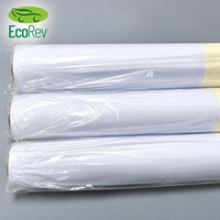 EcoRev Rollo de Papel para Plotter CAD de Pulpa de Madera Reciclable y Biodegradable de Doble Cara Azul de 80 g/m²