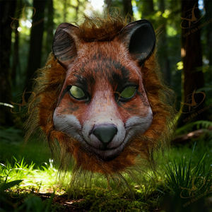 หน้ากากฮาโลวีนสำหรับผู้ใหญ่แบบ EVA พิมพ์สีเดียว สำหรับงานเลี้ยงสวมบทบาท - Product Image 3